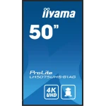 iiyama LH5075UHS-B1AG ecrã de sinalização Plasma digital 125,7 cm (49.5") LCD Wi-Fi 500 cd/m² 4K Ultra HD Preto Processador built-in Android 11 24/7