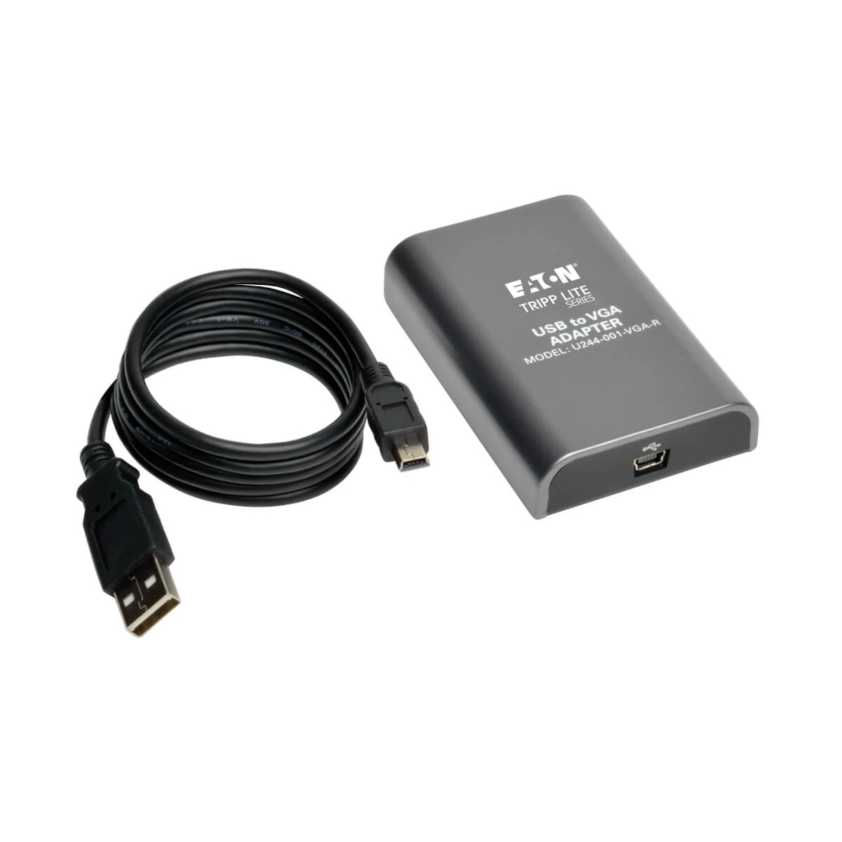 Tripp Lite U244-001-VGA-R adaptador gráfico USB 1920 x 1200 pixels Preto