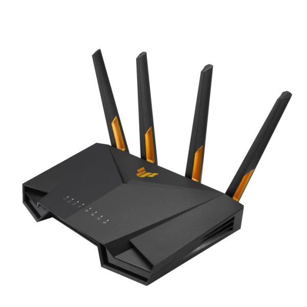 ASUS TUF Gaming AX3000 V2 router sem fios Gigabit Ethernet Dual-band (2,4 GHz / 5 GHz) Preto, Laranja