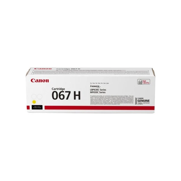 Canon 067H toner 1 unidade(s) Original Amarelo