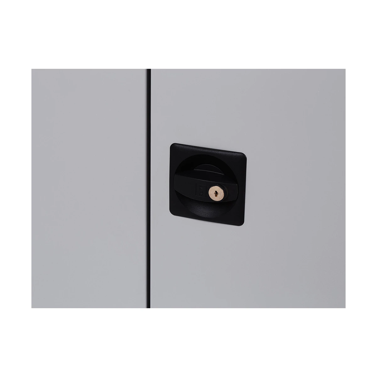 Armario metalico rocada dois portas inclui quatro prateleira 90x198x45 cm acabamento ac00 cinza/cinza