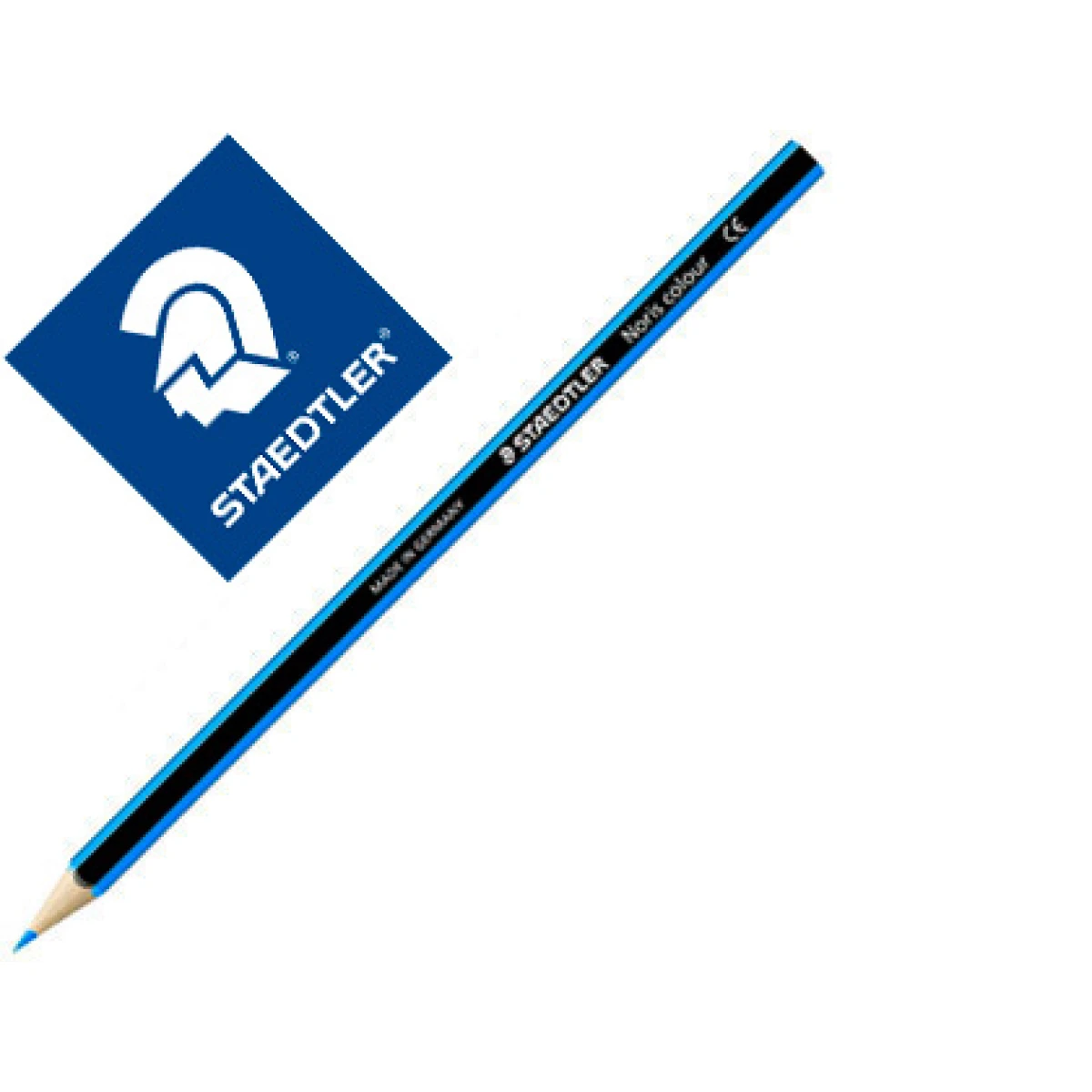 Lapis de cor staedtler wopex ecologico azul - 12 unidades