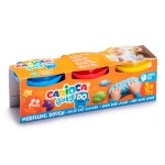 Pasta de modelar carioca baby dough frasco 75 g set de 3 cores sortidas