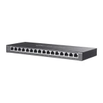 TP-Link Omada SG2016P switch de rede Gerido L2/L2+ Gigabit Ethernet (10/100/1000) Power over Ethernet (PoE) Preto