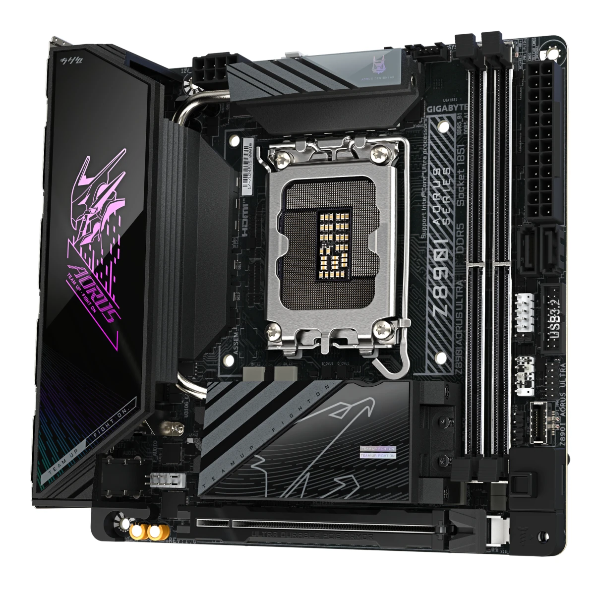 GIGABYTE Z890I AORUS ULTRA motherboard Intel Z890 LGA 1851 (Socket V1) mini ITX