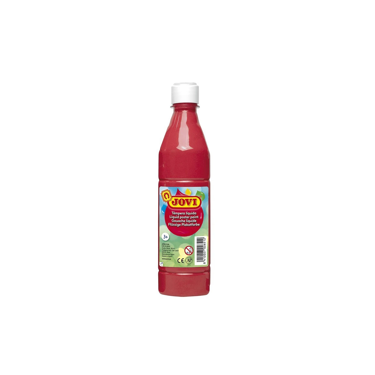 Guache liquido jovi 500 ml vermelhao