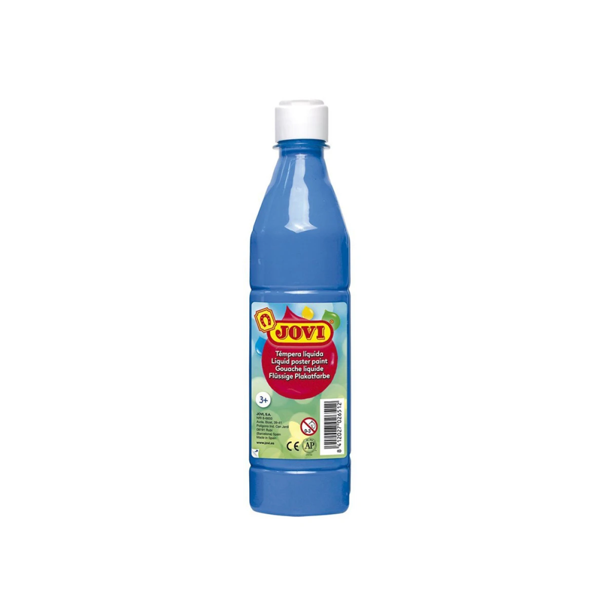 Guache liquido jovi 500 ml azul cyan