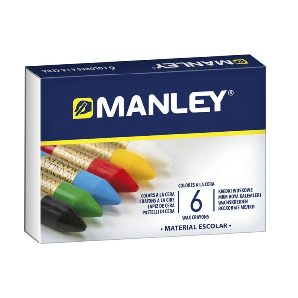 Lapis cera manley 6 cores