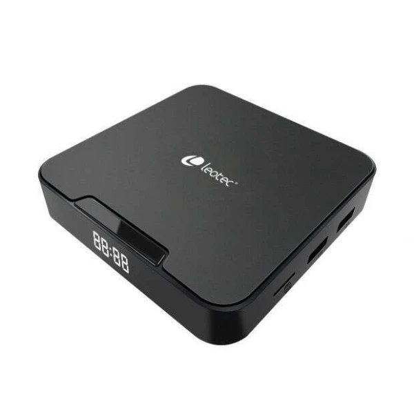 Leotec Show 2 464 Receptor Android TV Box 4K WiFi Quad Core 4GB 64GB - Bluetooth, HDMI, USB 2.0 e Ethernet - Controle Remoto