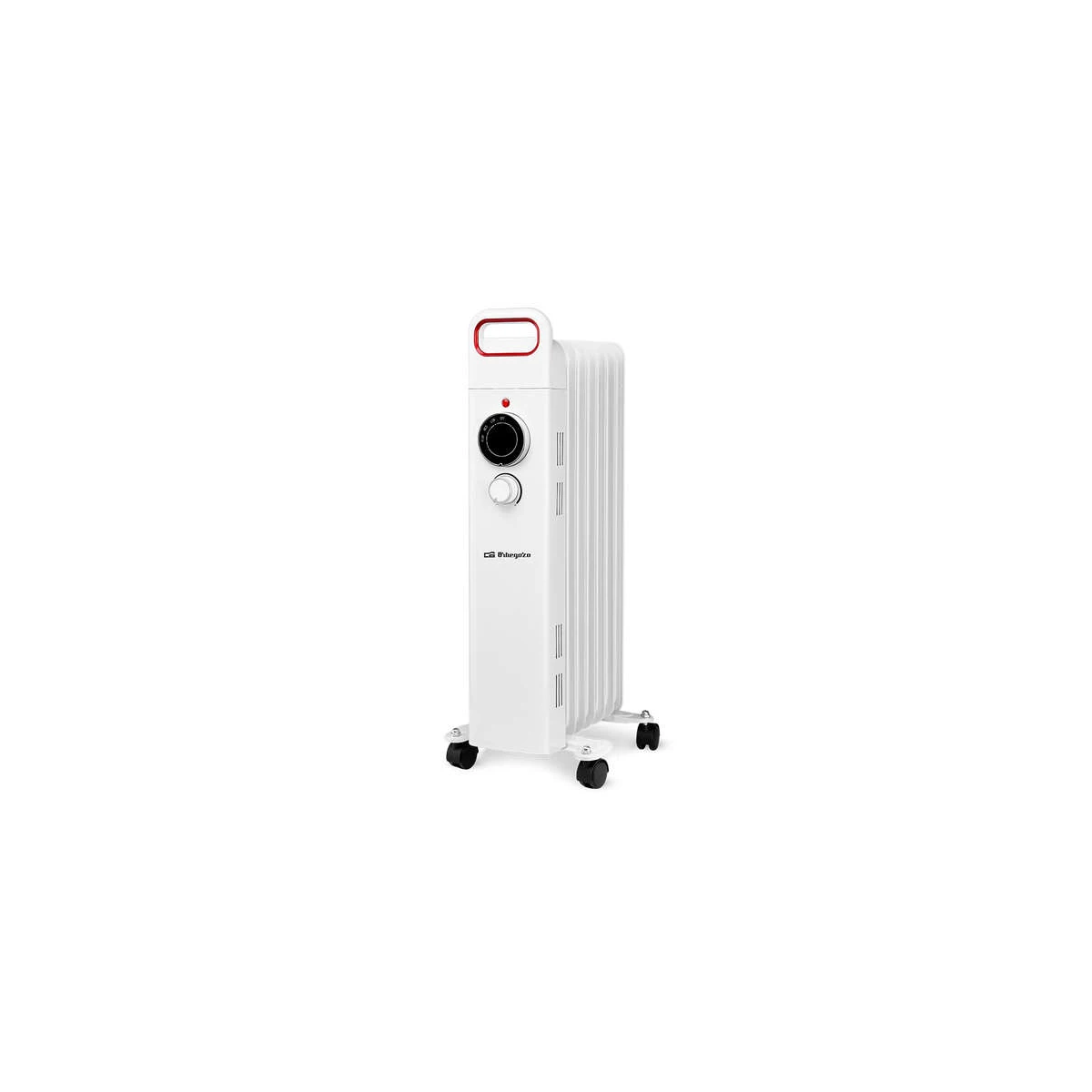 Radiador a óleo Orbegozo RU 1500 Elegance - Potente e seguro - 1500W - 7 elementos de aquecimento - Termostato ajustável - Proteção anti-superaquecimento e superaquecimento - Fácil manuseio e transporte