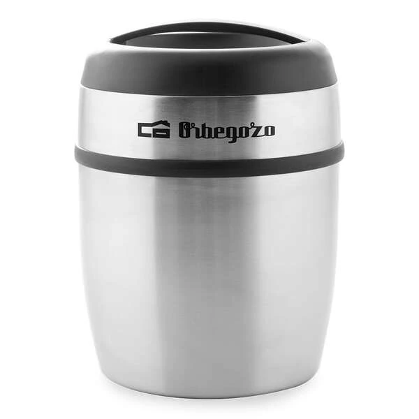 Orbegozo TRSL 1500 Termo para Alimentos - Capacidade 1500ml - Aço Inox - Antiderramamento - Mantém a Temperatura até 12 Horas - Seguro e Prático