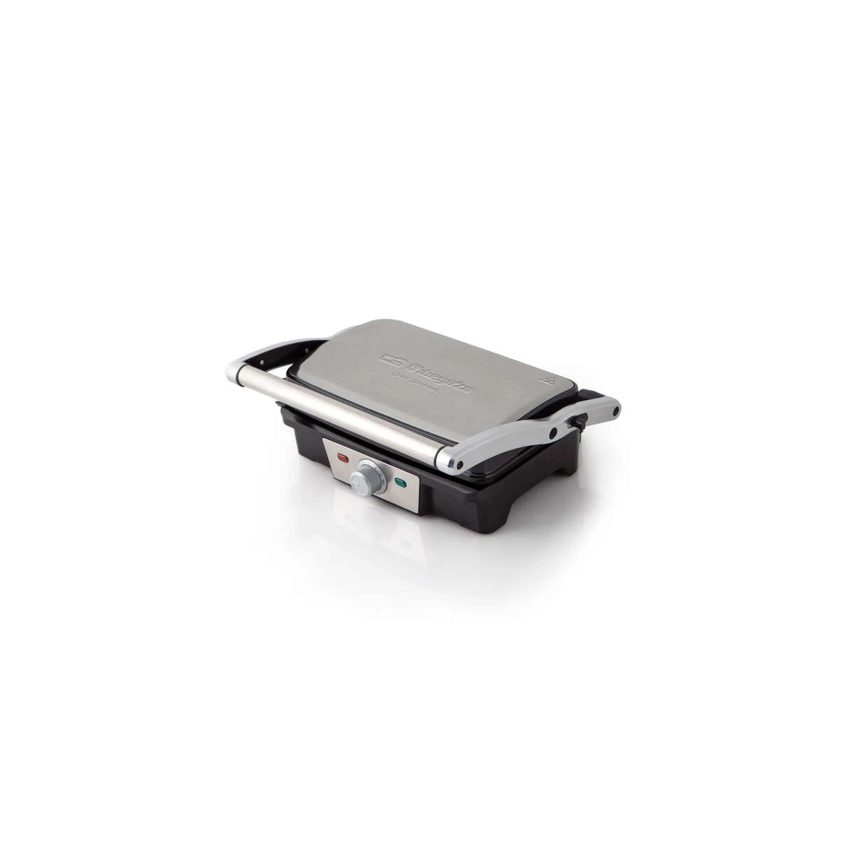 Grelha Inox Orbegozo 3800 - Fogão Sem Óleo - Placas Dobráveis 180º - Termostato Ajustável - Placa Antiaderente - Potência 1500W