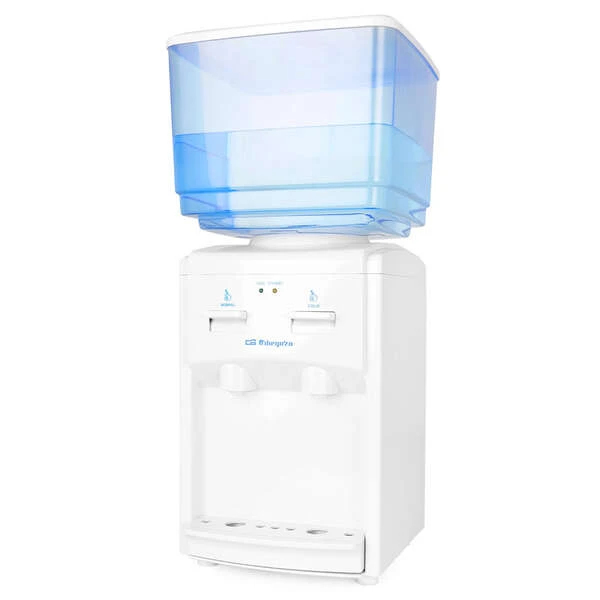 Dispensador de Água Fria Orbegozo DA 5525 - Capacidade 7 Litros - Refrigeração 8º-15º - Potência 65W - Indicadores Luminosos - Bandeja Coleta Gotas - Fácil Limpeza e Enchimento