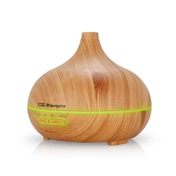 Umidificador ultrassônico de aromaterapia Orbegozo HU 3050 - Alivia tosse e congestão nasal - Elimina odores - Melhora o humor e promove o sono