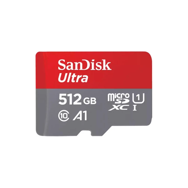 Ultra microSDXC 512GB + SD Adapter 150MB/s  A1 Class 10 UHS-I