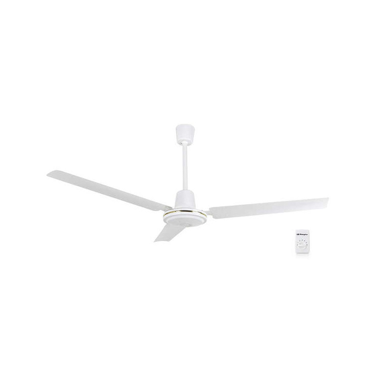 Ventilador Techo Elegante e Funcional Orbegozo CF 86140 - Interruptor de Parede - 5 Velocidades - Potência 70W - 140cm de Diâmetro - Branco