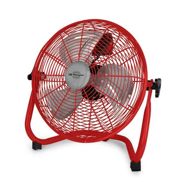 Ventilador Industrial Orbegozo PW 1431 - Potente e Seguro - Lâminas de 30cm - 3 Velocidades - Grade Protetora - Alça de Transporte - Cabeça Ajustável