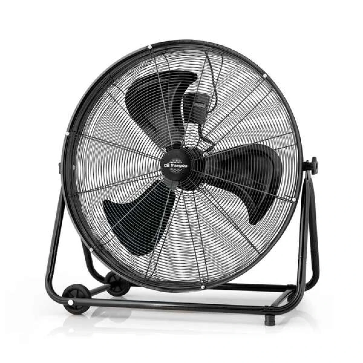 Ventilador Industrial Orbegozo PWT 3061 com Lâminas de 60cm e 3 Velocidades - Base Estável - Grade Protetora e Rodas de Transporte - Potência 180W