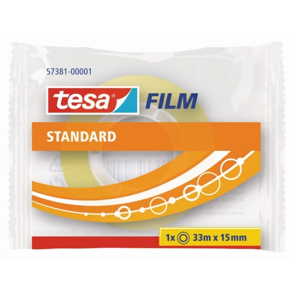 Fita adesiva tesa standar 33 mt x 15 mm