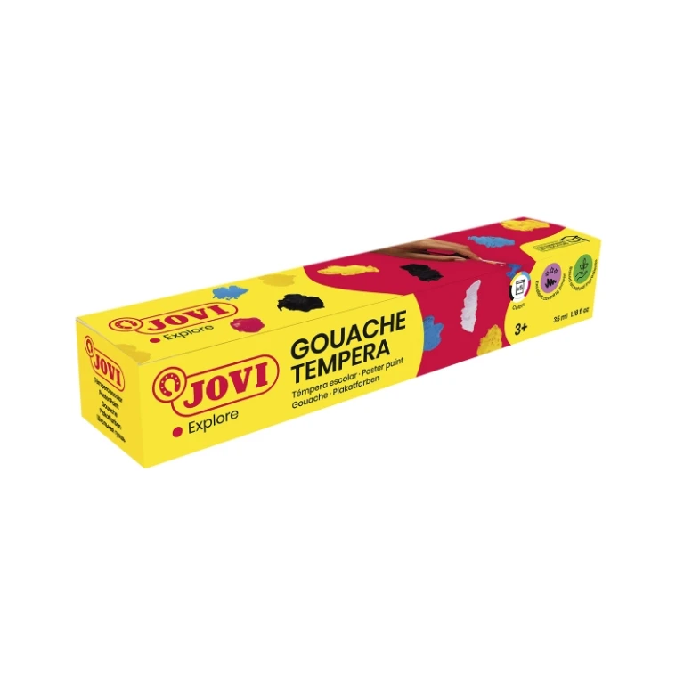 Estojo jovi de guache - 5 boioes de 40 ml