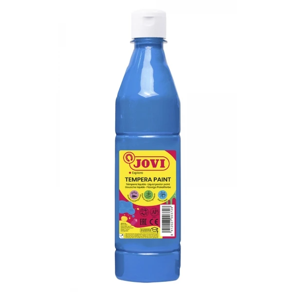 Guache liquido jovi 500 ml azul cyan