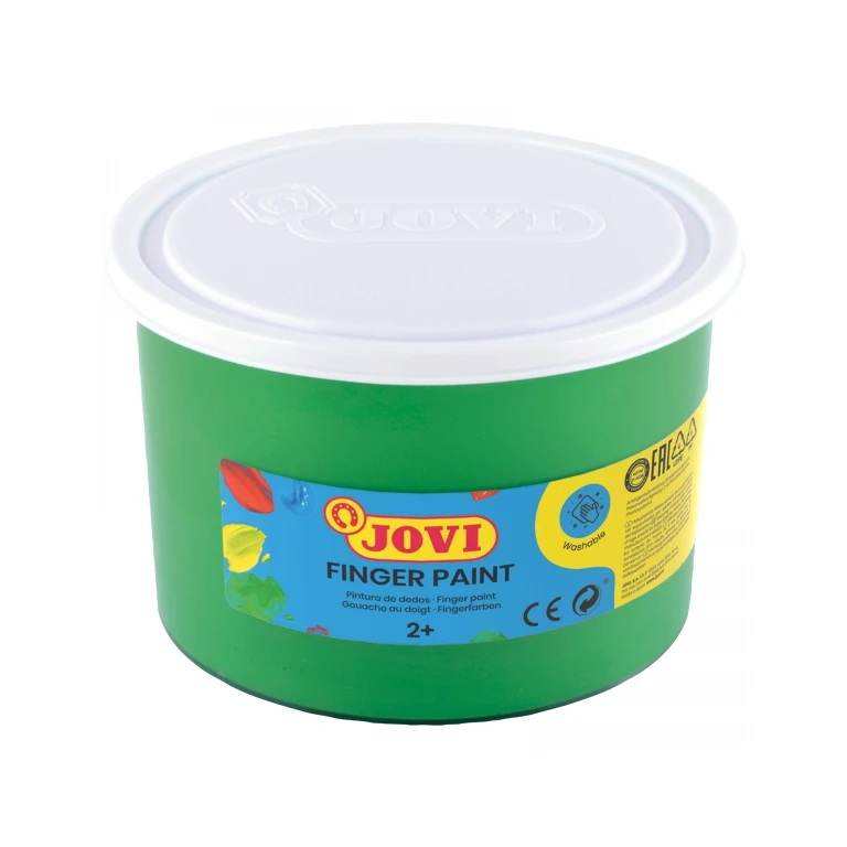 Pintura a dedos jovi 500 ml verde