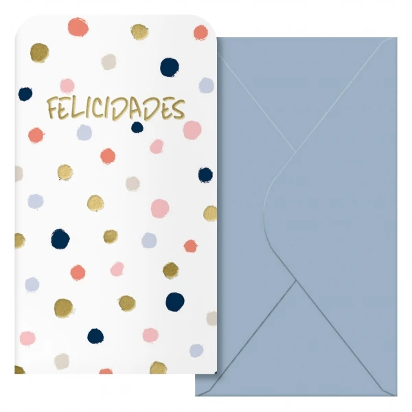 Dohe Copos Pacote de 6 Cartões/Carteiras com Envelope - Tamanho 9x16cm - Papel Offset - Impressão em Cores