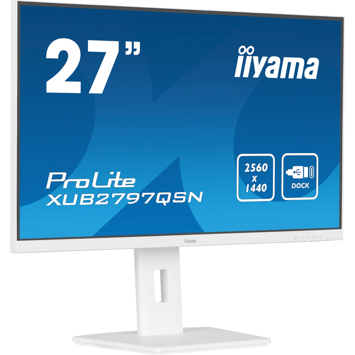 iiyama G-MASTER XUB2797QSN-W2 monitor de ecrã 68,6 cm (27") 2560 x 1440 pixels 4K Ultra HD LED Branco