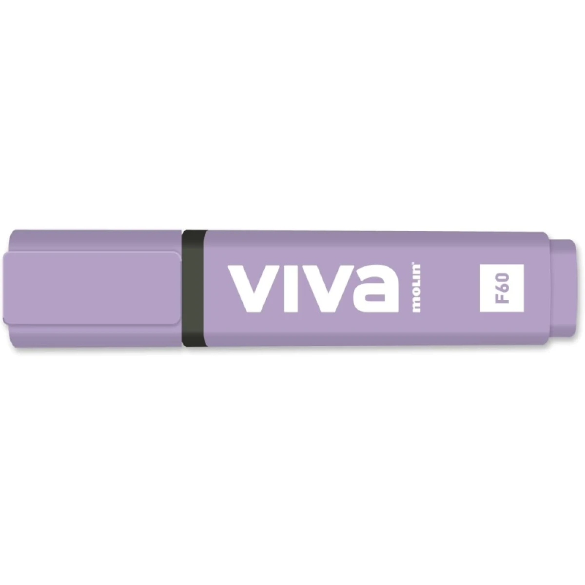 Marcador Fluorescente Molin Viva - Traço entre 1 e 5mm - Tinta à Base de Água - Cor Violeta