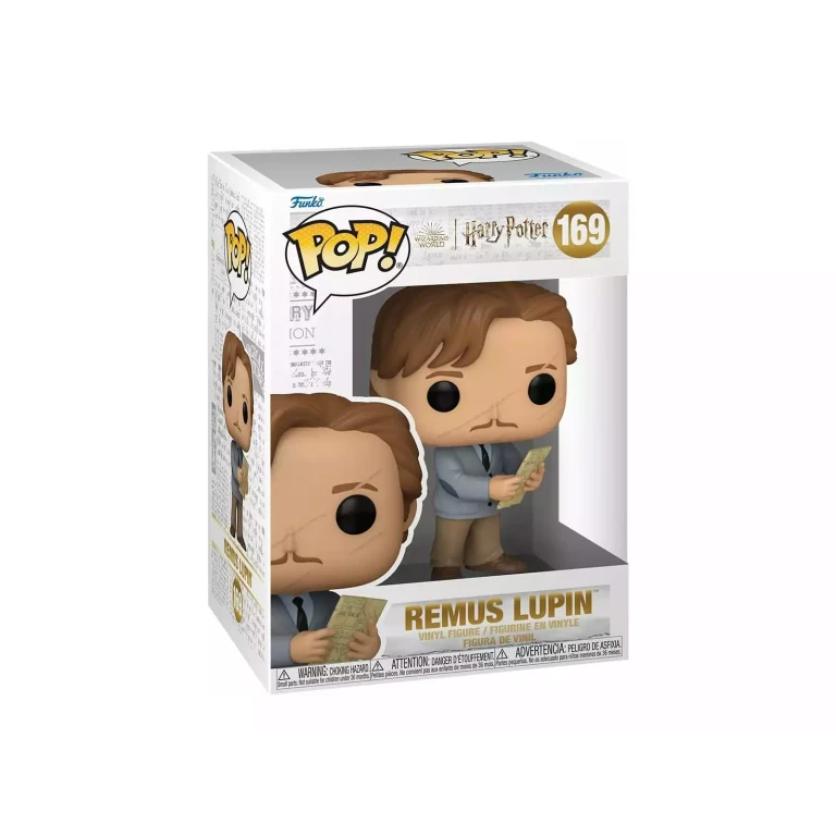 Funko Pop Harry Potter Remus Lupin com Mapa - Figura de Vinil - Altura 10,5cm aprox.