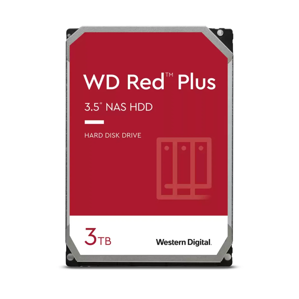 WD RED PLUS 3TB SATA 6GB/S 5400RPM 3.5INCH 256MB