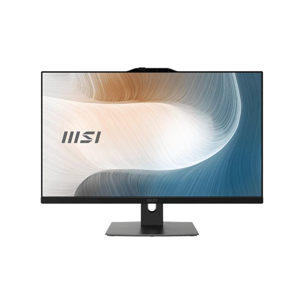 MSI AIO MODERNO AM272P 1M-894ES. 27" IPS LED FHD (1920X1080). I5-120U. INTEL  IRIS XE GRAPHICS. SO-DIMM DDR5 16GB (8GBX2). SSD PCIE M.2 de 512GB. WIN 11 HOME PLUS. PRETO.