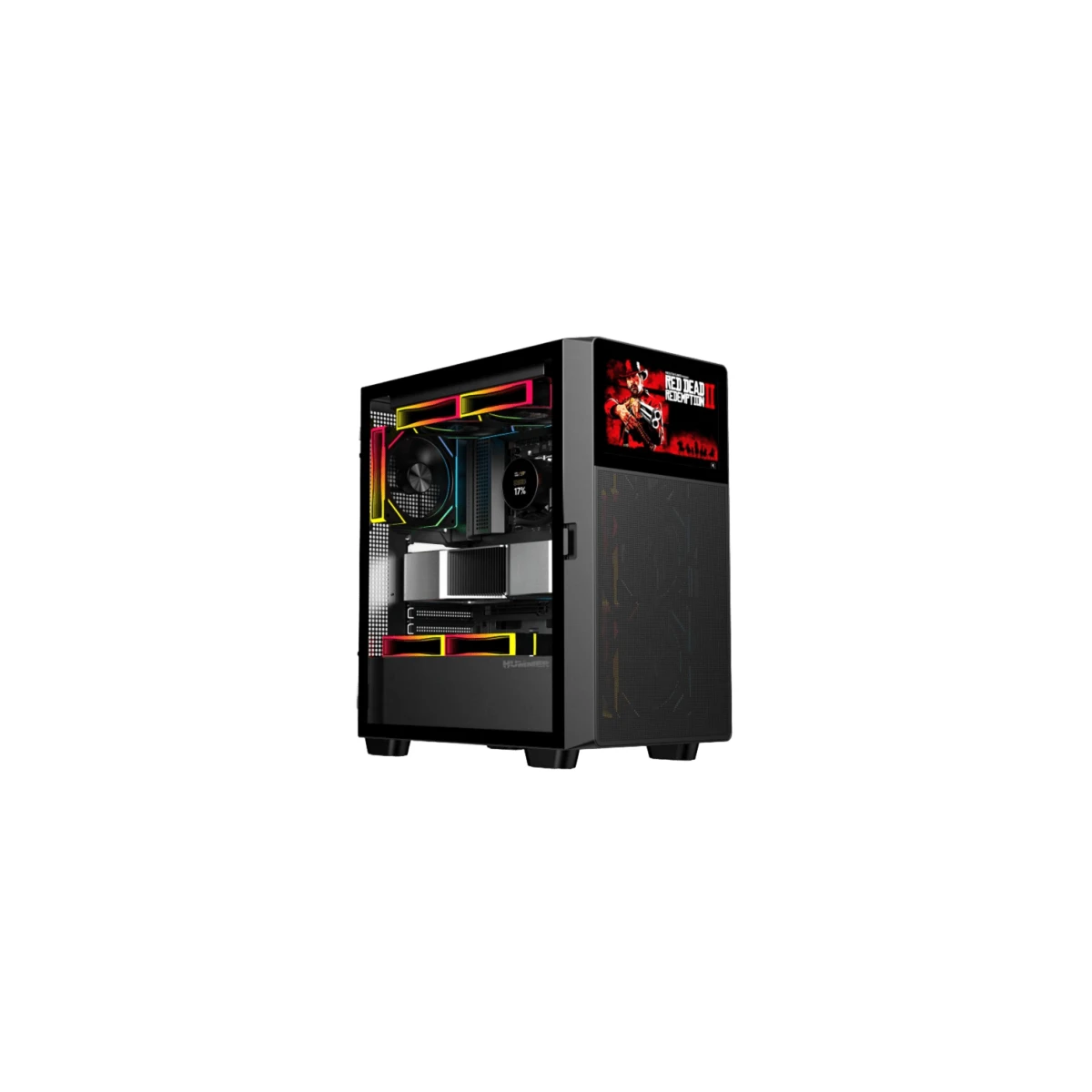 Gabinete de computador preto NOX NXHUMMERBIOS Tower