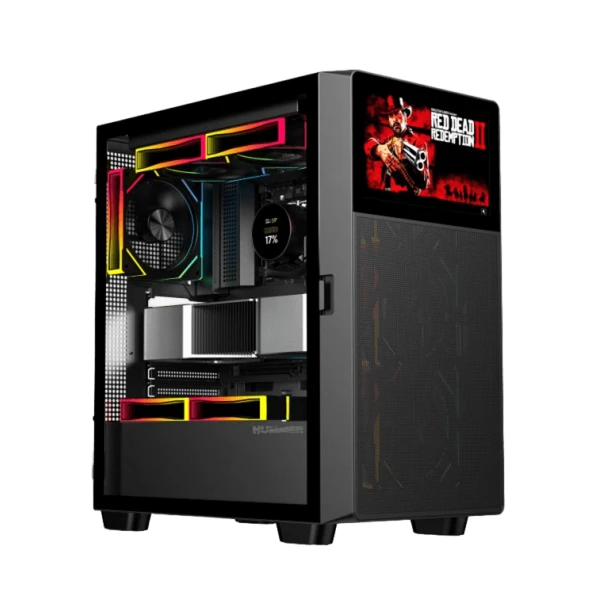 Gabinete de computador preto NOX NXHUMMERBIOS Tower