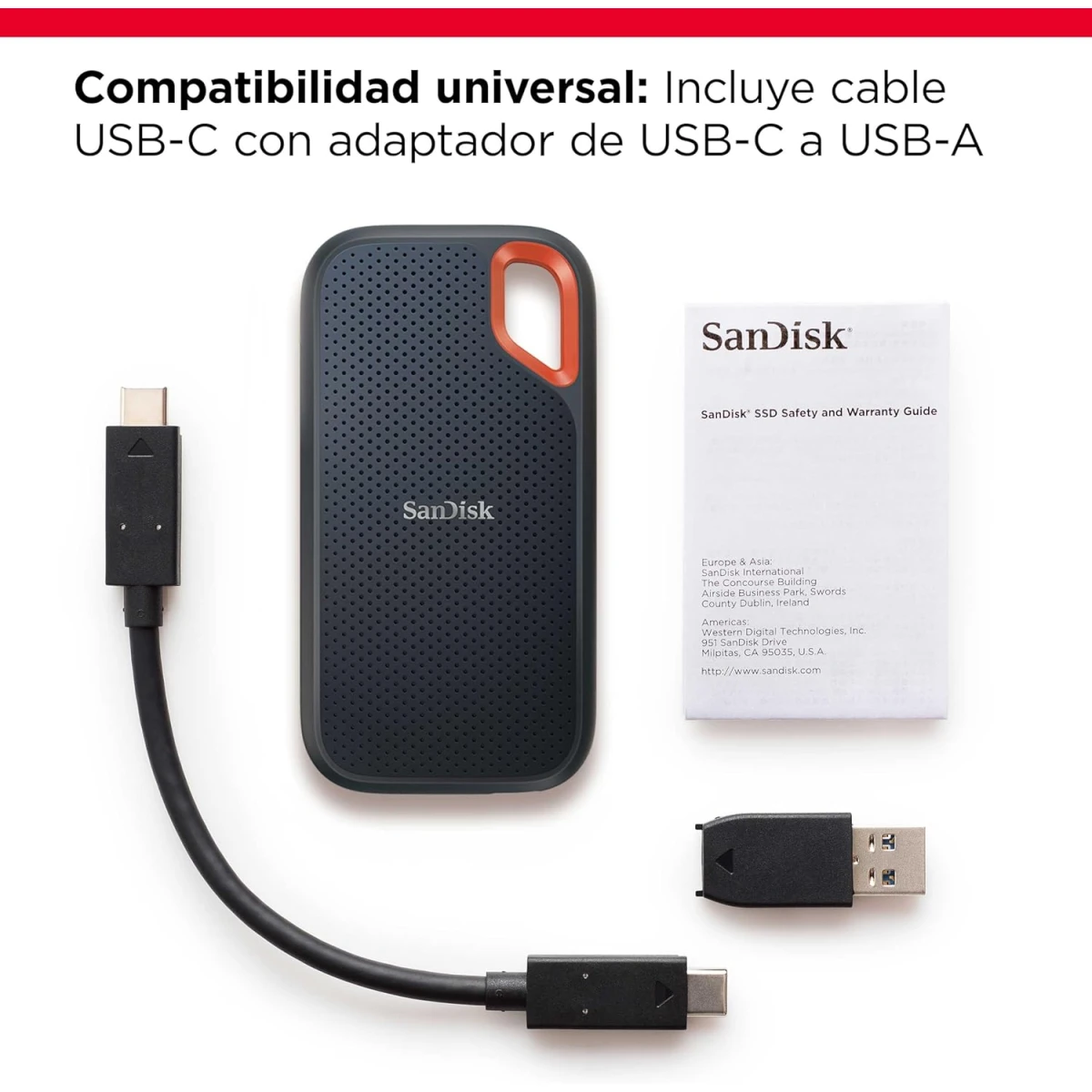 MSH EXCLUSIVO - SANDISK SSD EXTREME PORTÁTIL 2TB