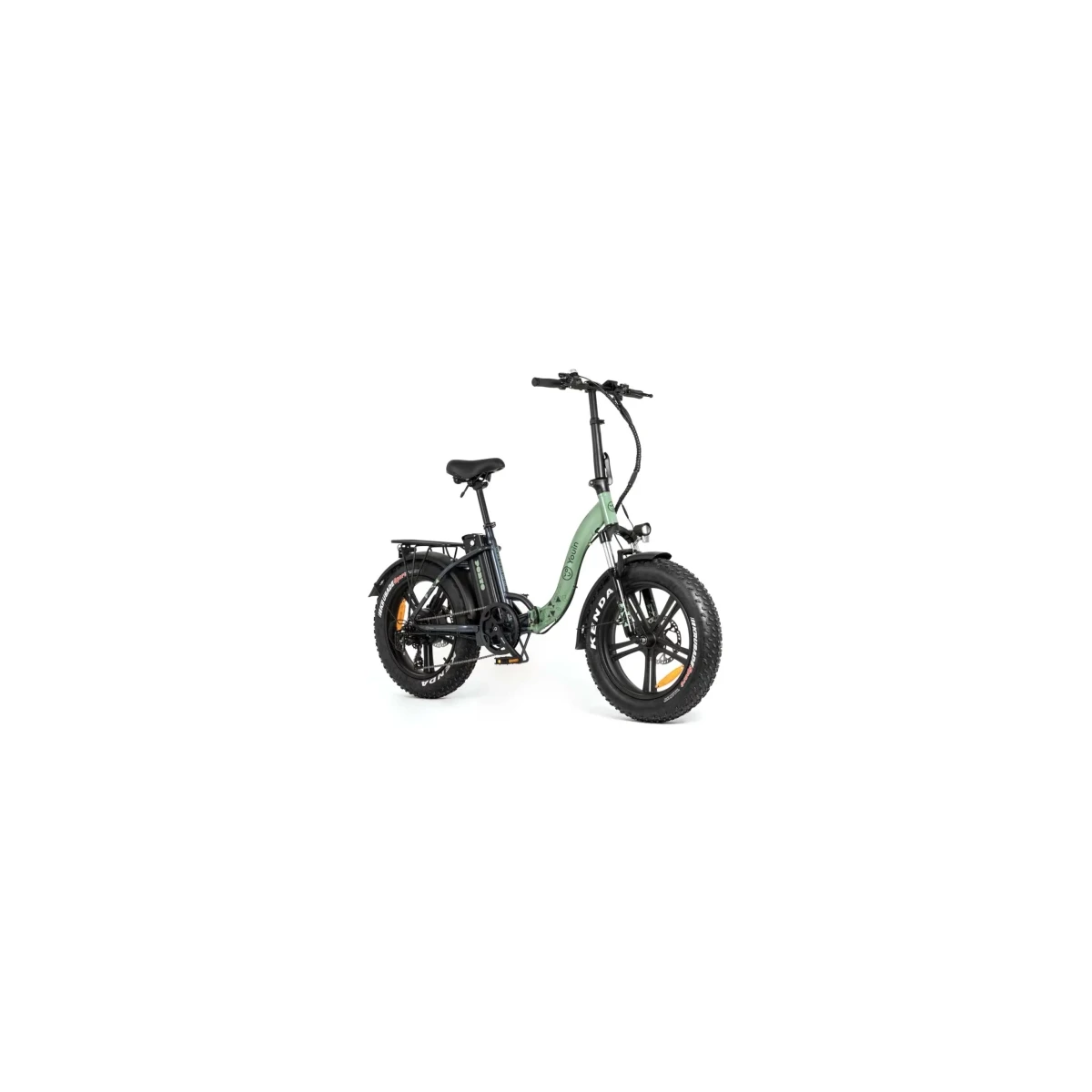 EBIKE PORTO II - URBAN - FAT 20” X 4 -F.HYDRAULICO - BATERIA REMOVÍVEL - VERDE