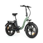 EBIKE PORTO II - URBAN - FAT 20” X 4 -F.HYDRAULICO - BATERIA REMOVÍVEL - VERDE