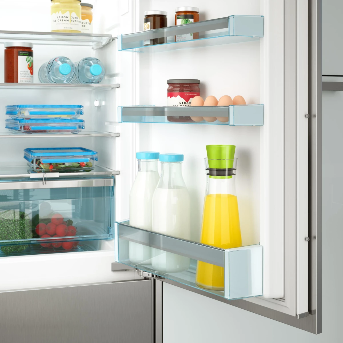 GARRAFA REFRIGERADORA FLOW SLIM VIDRO 1L TEFAL VERDE - K3054112