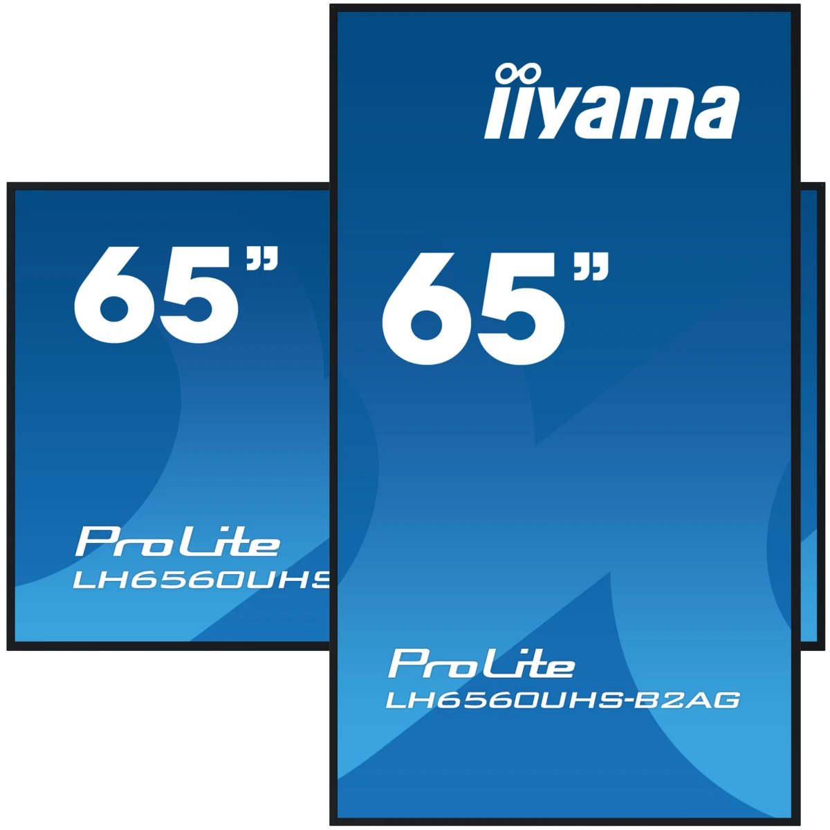 iiyama LH6560UHS-B2AG ecrã de sinalização Quadro digital 165,1 cm (65") LED Wi-Fi 500 cd/m² 4K Ultra HD Preto Processador built-in Android 11 24/7