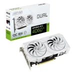 ASUS Dual -RTX4060TI-O8G-EVO-WHITE NVIDIA GeForce RTX 4060 Ti 8 GB GDDR6