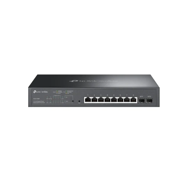 TP-Link Omada TL-SG2210MP Gerido L2/L2+ Gigabit Ethernet (10/100/1000) Power over Ethernet (PoE) 1U Preto