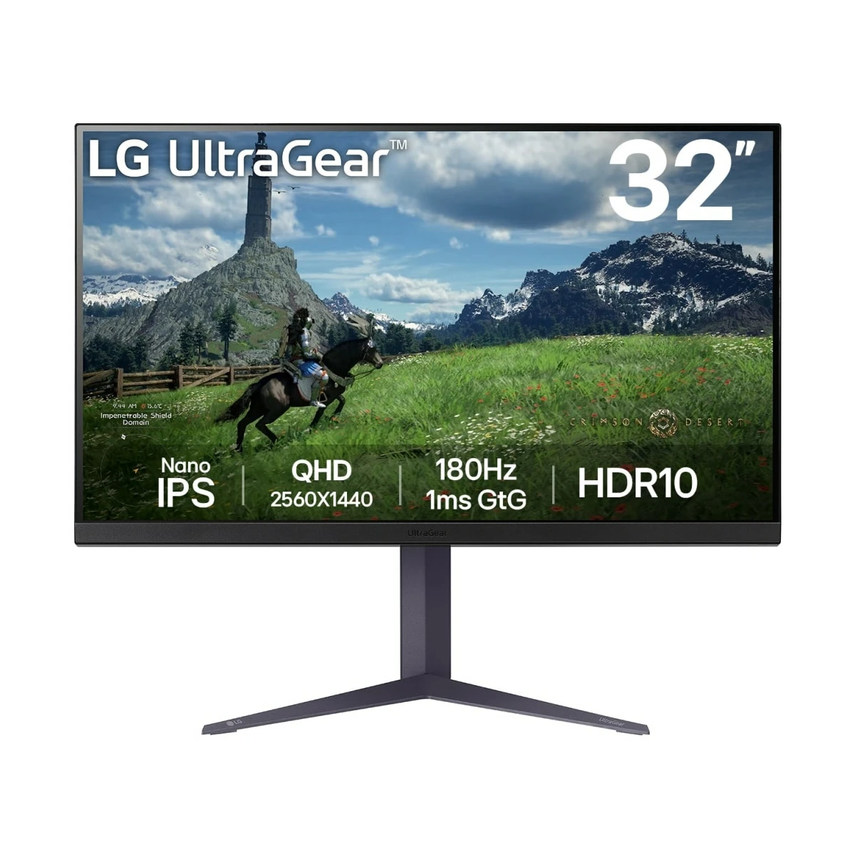 LG 32GS85Q-B monitor de ecrã 80 cm (31.5") 2560 x 1440 pixels Quad HD Preto