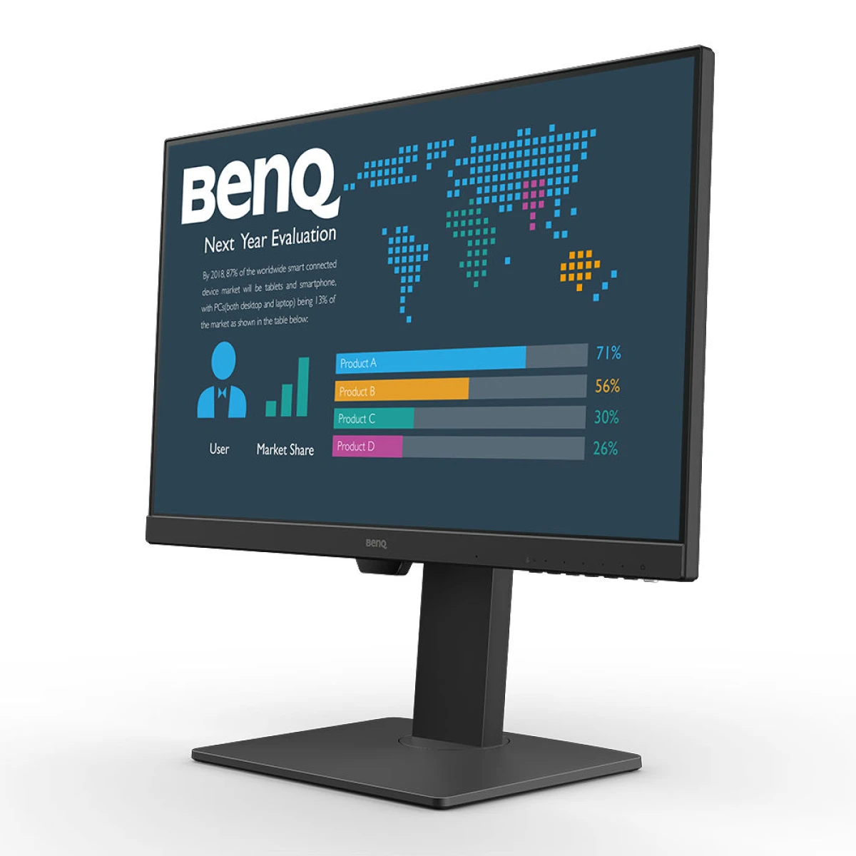 BenQ BL2786TC monitor de ecrã 68,6 cm (27") 1920 x 1080 pixels Full HD Preto