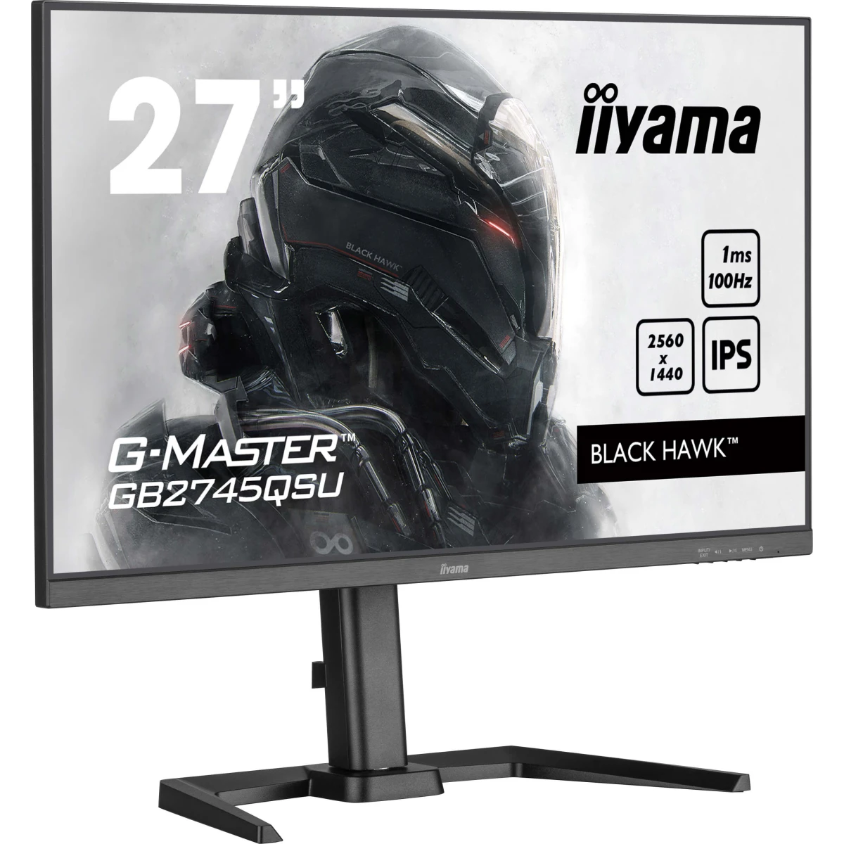 iiyama G-MASTER GB2745QSU-B2 monitor de ecrã 68,6 cm (27") 2560 x 1440 pixels Wide Quad HD LED Preto