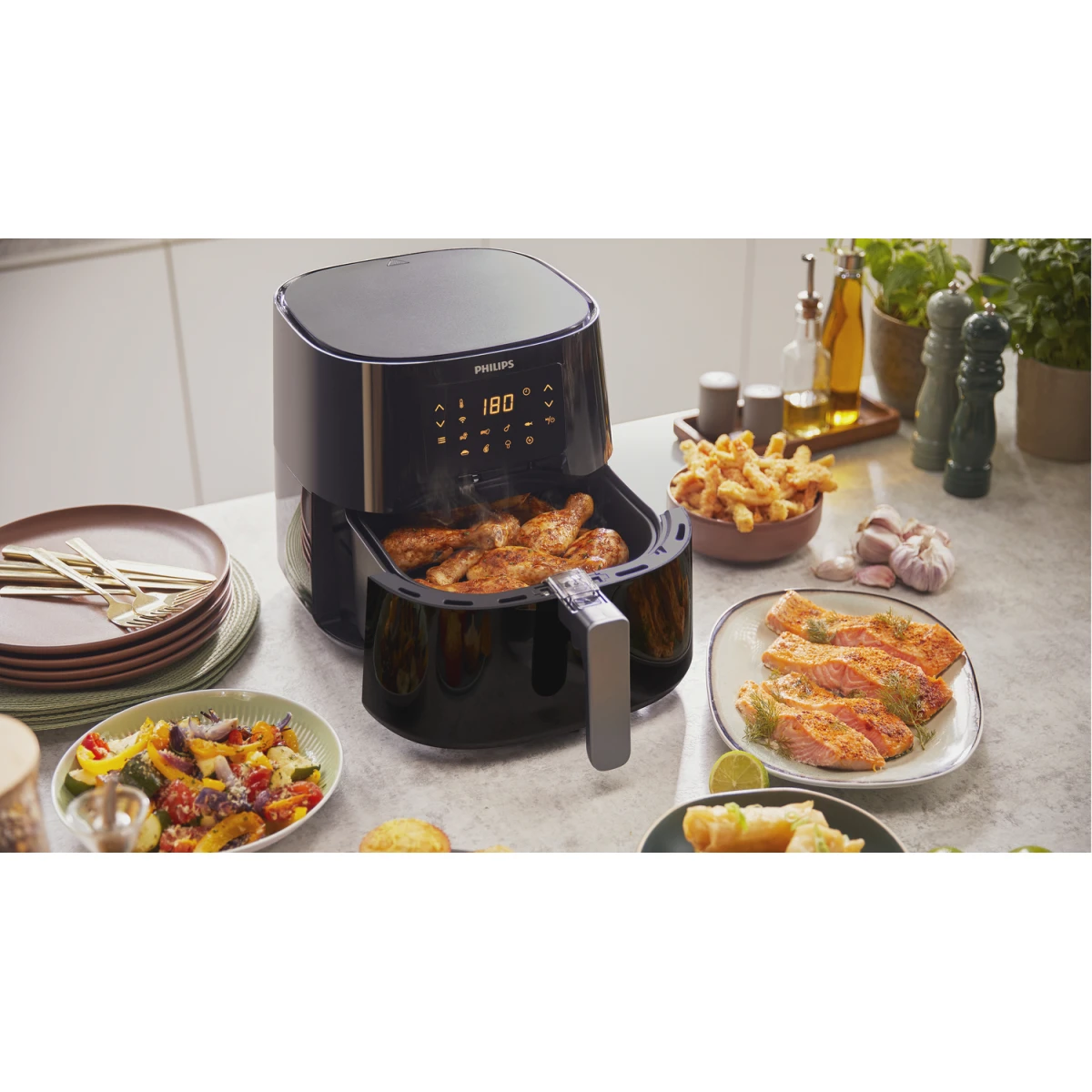 FRITADEIRA AIRFRYER PHILIPS - HD 9280/70