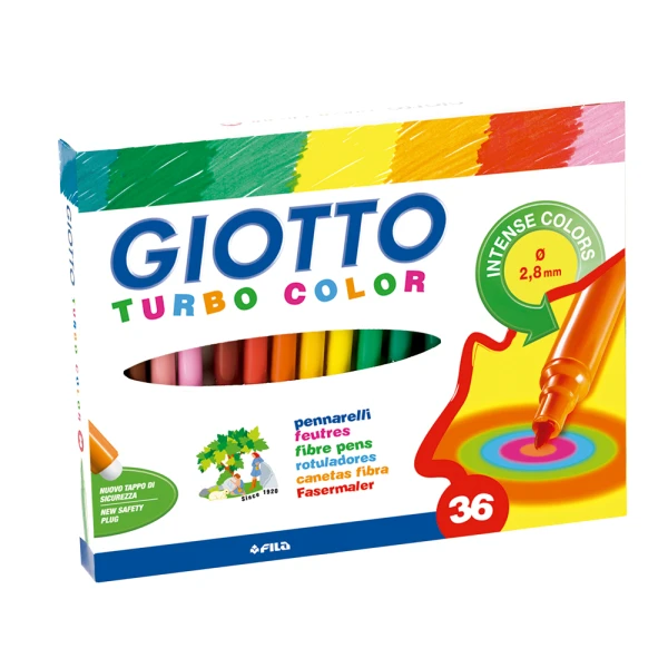 Marcador turbo color giotto 36 unidades