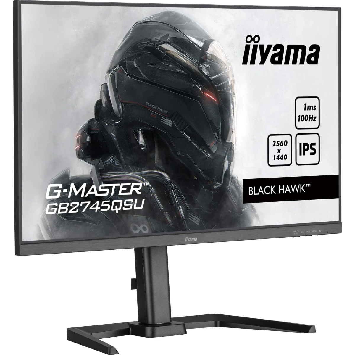 iiyama G-MASTER GB2745QSU-B2 monitor de ecrã 68,6 cm (27") 2560 x 1440 pixels Wide Quad HD LED Preto