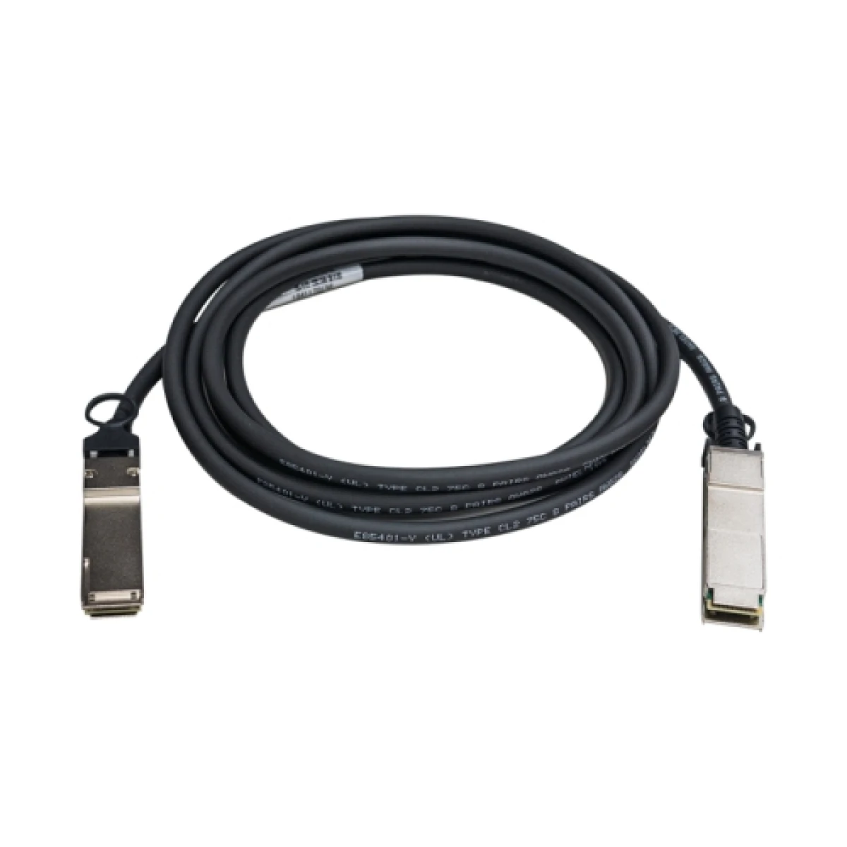 QNAP CAB-NIC40G30M-QSFP Cabo InfiniBand/Fibra Ótica 3 m QSFP+ Preto