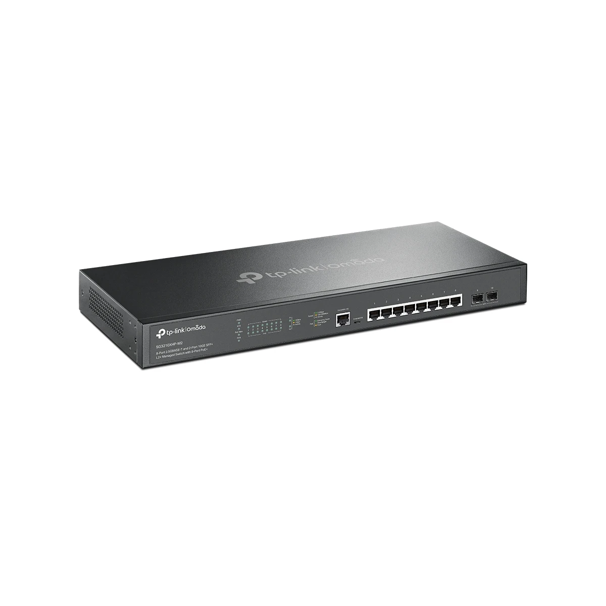 TP-Link Omada SG3210XHP-M2 switch de rede Gerido L2+ 2.5G Ethernet (100/1000/2500) Power over Ethernet (PoE) 1U Preto