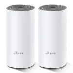 TP-Link Deco E4 (2-pack) Dual-band (2,4 GHz / 5 GHz) Wi-Fi 5 (802.11ac) Branco, Cinzento Interno